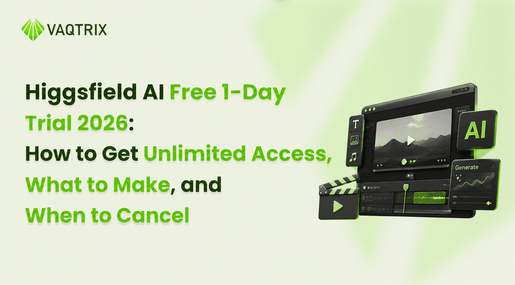 Higgsfield AI Free 1-Day Trial 2026: How to Get Unlimited Access, What to Make, and When to Cancel